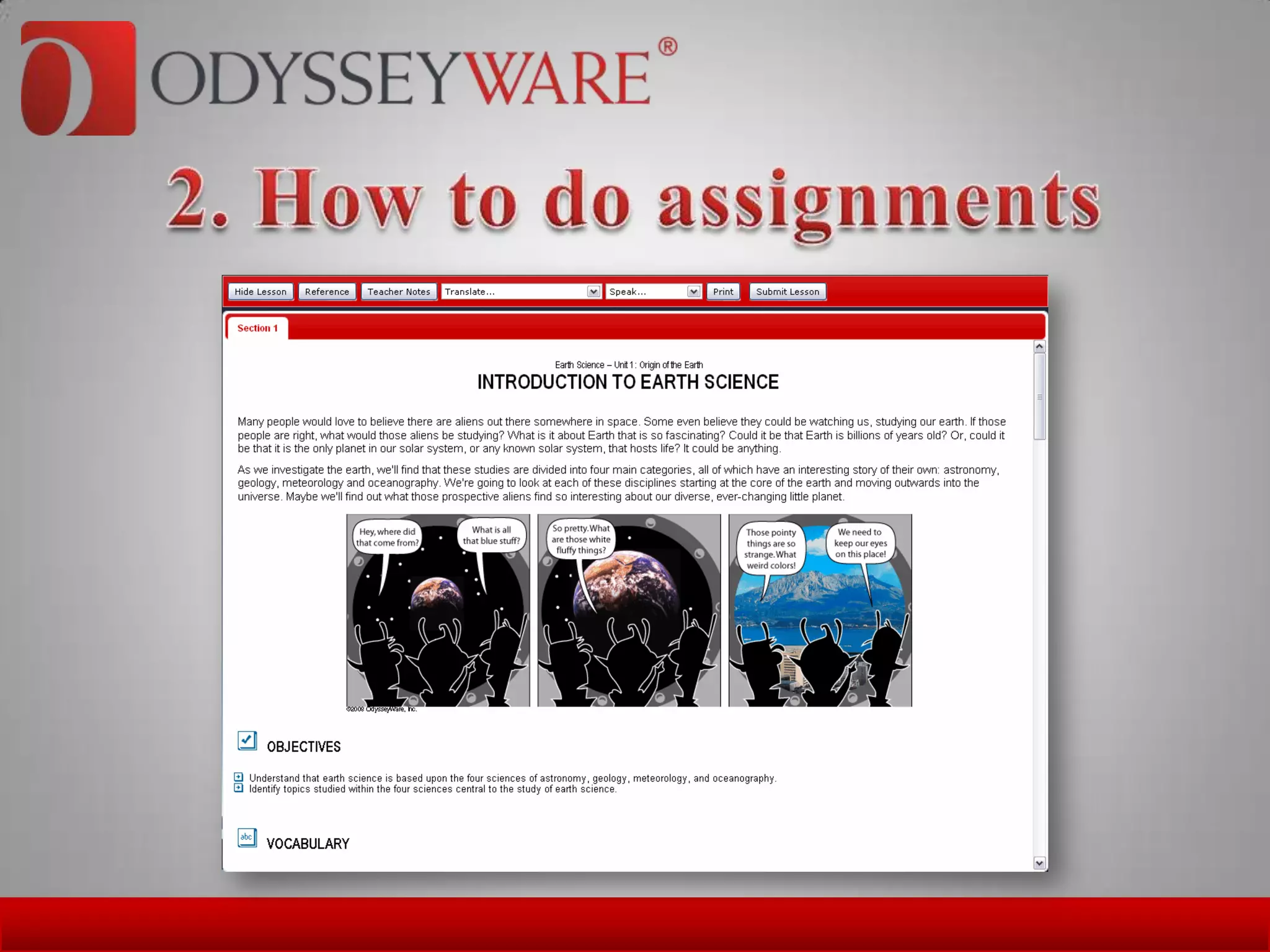 Odysseyware 2.0 student orientation PPSX