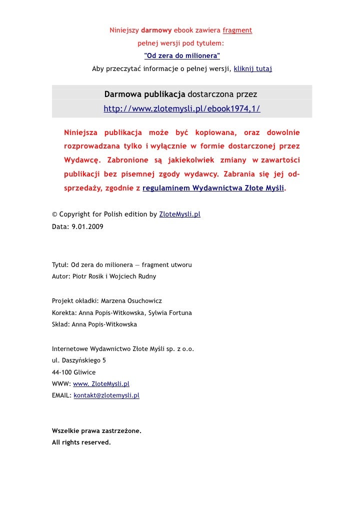 Forex od zera do milionera