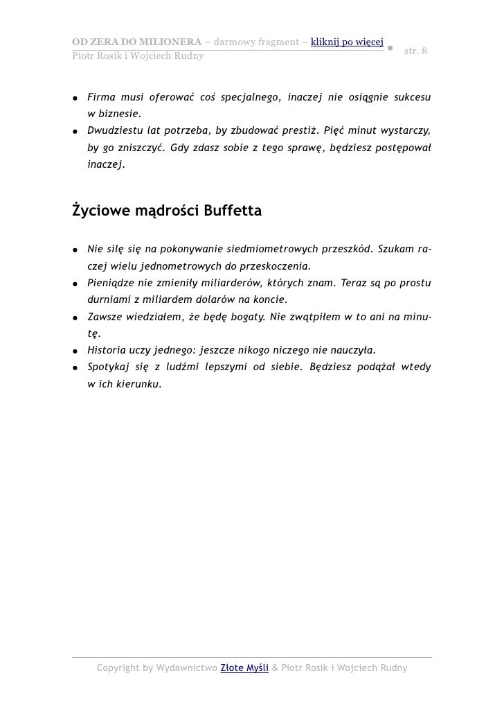 Forex od zera do milionera