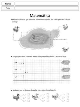 Nome Data Matemática 