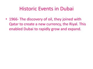 A Cultural Understanding of Dubai | PPTX