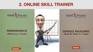 Online Career Coach
!
•  Tools Used: Psychometric Test!
•  Target Audience: Parents of
Children of 8-21 years!
•  Demograp...