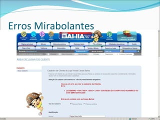 Erros Mirabolantes