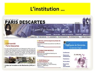 L’institution … 