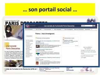 …  son portail social … 