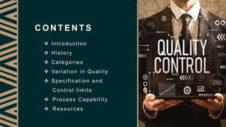 Statistical Quality Control ppt. | PPT
