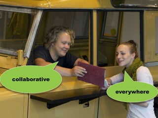 collaborative

                                      everywhere
                Flickr, Alex Barros
 