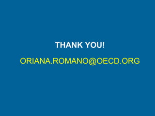 THANK YOU!
ORIANA.ROMANO@OECD.ORG
10
 
