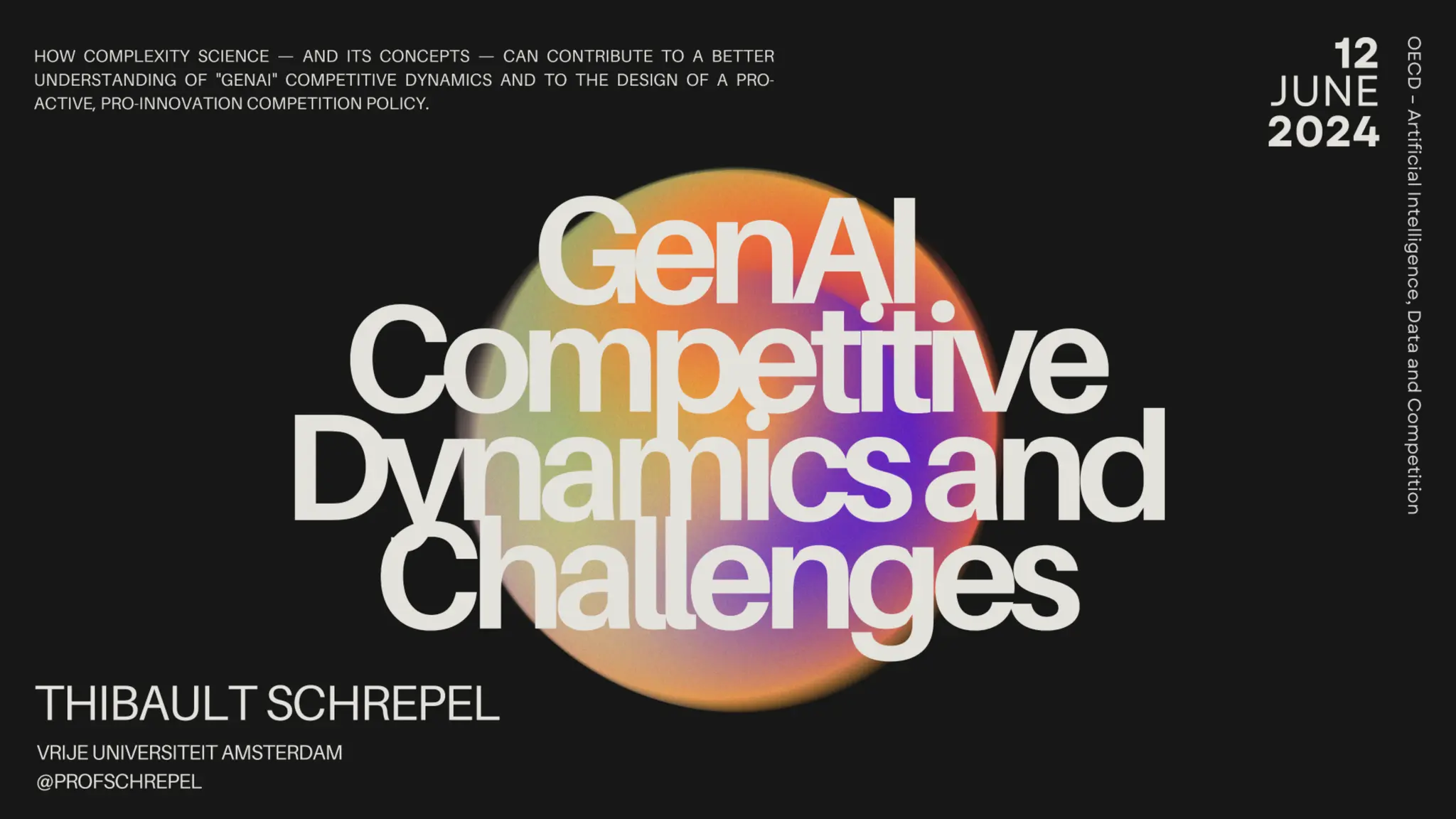 Artificial Intelligence, Data and Competition – SCHREPEL – June 2024 OECD discussion