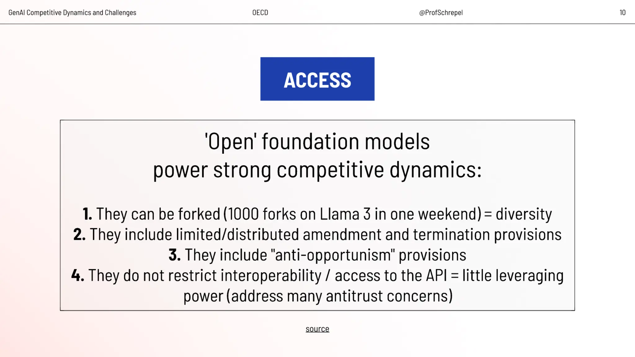 Artificial Intelligence, Data and Competition – SCHREPEL – June 2024 OECD discussion