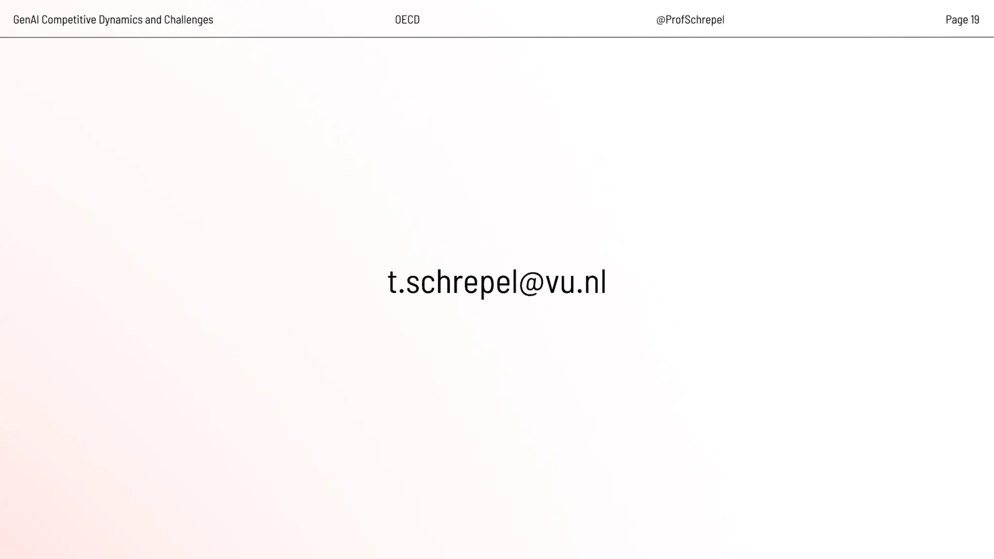 Artificial Intelligence, Data and Competition – SCHREPEL – June 2024 OECD discussion