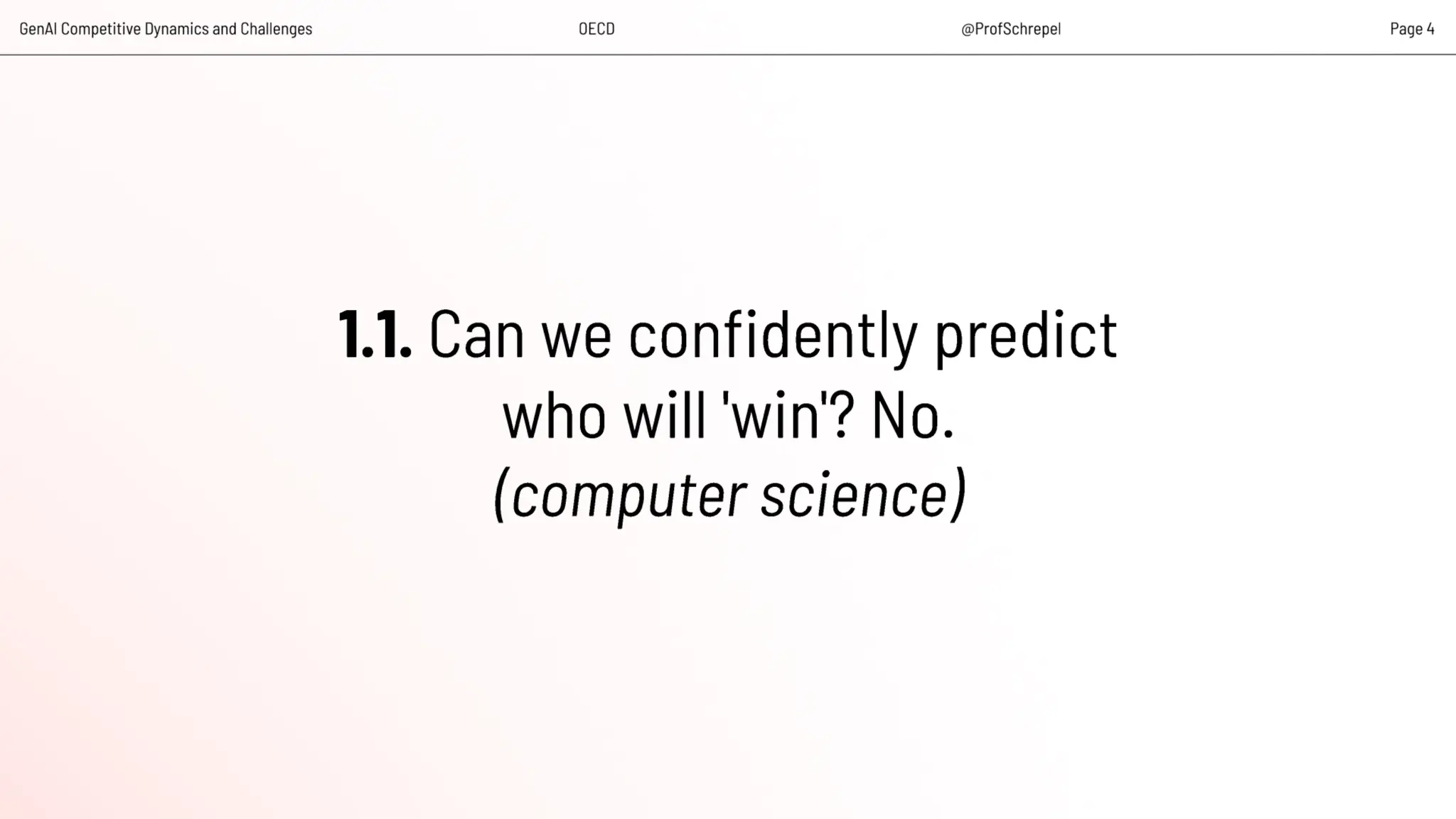 Artificial Intelligence, Data and Competition – SCHREPEL – June 2024 OECD discussion