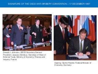 Donald J. Johnston, OECD Secretary-General
President: Jacques Dondoux, Secretary of State of
External Trade, Ministry of E...