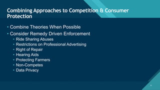 Click to edit Master title style
11
Combining Approaches to Competition & Consumer
Protection
11
• Combine Theories When P...