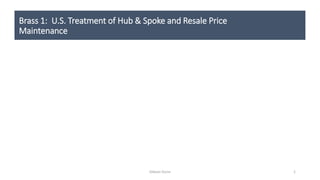 Brass 1: U.S. Treatment of Hub & Spoke and Resale Price
Maintenance
1Gibson Dunn
 