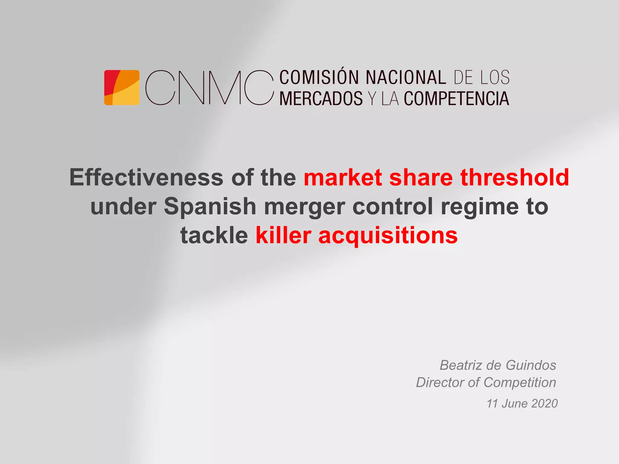 OECD startupskilleracquisitionsmergercontrolCNMCJune20 PPT