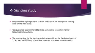 OECD Guideline 420: Acute oral Toxicity - Fixed Dose Procedure | PPTX