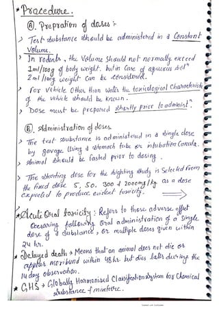 acute oral toxicity  - fixed dose procedure
