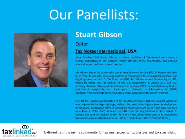 Oecd Common Reporting Standard Webinar