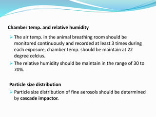 Lung Humidity Oecd guidelines for the testing of chemicals | PPTX