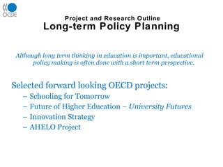 The Future of Higher Education - Four OECD Scenarios | PPT