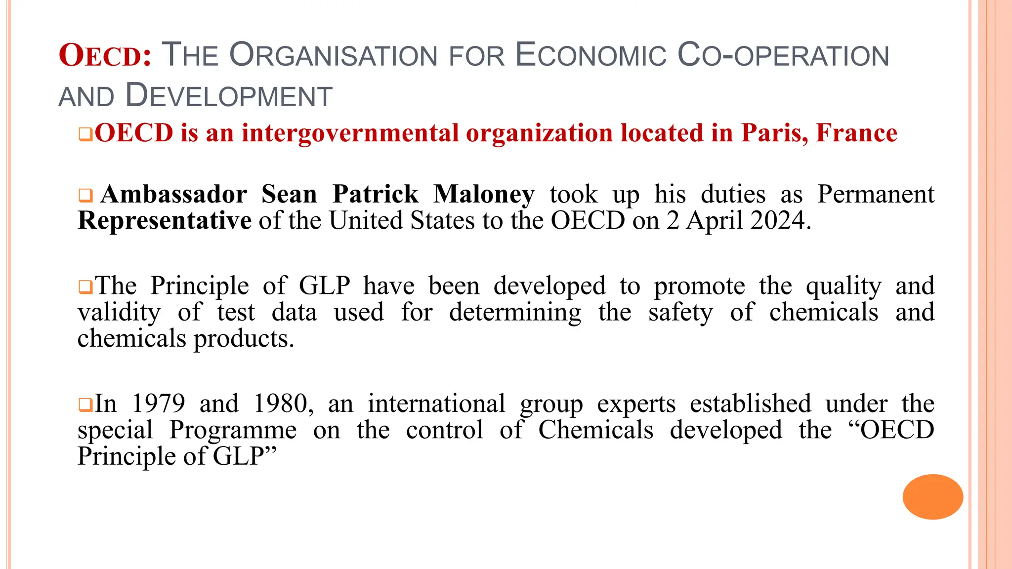 Oecd Learning Principles OECD PRINCIPLES OF GLP PPT : The Organisation for Economic Co-operation ...
