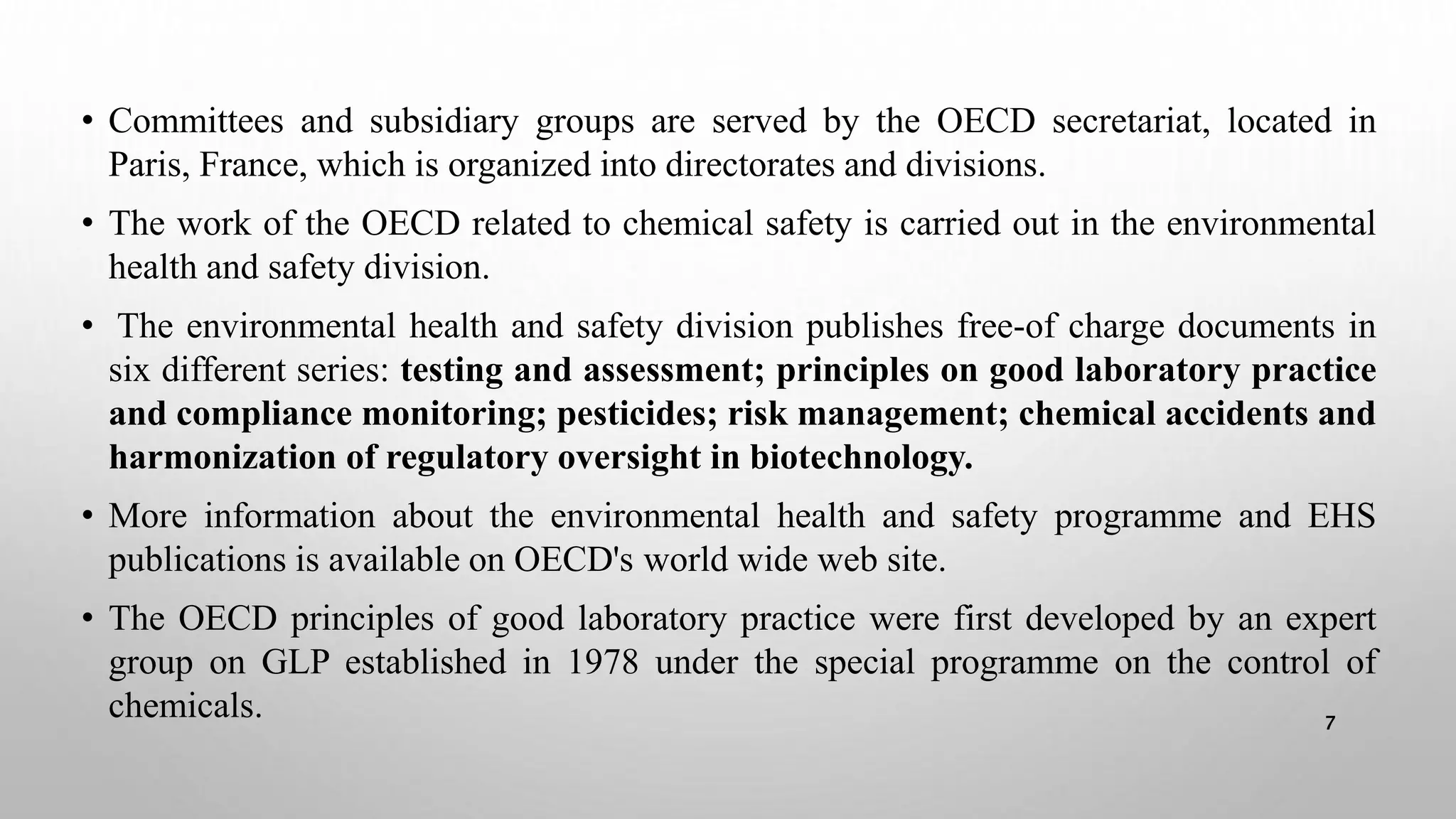 Oecd principles of good laboratory practices (glp) | PPTX