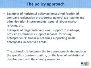 Policy Index Example The SME Policy Index | PPTX
