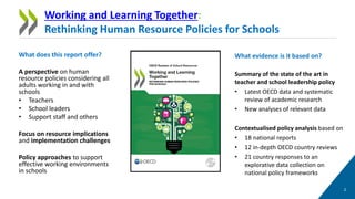 OECD School Resources Review - Working and Learning Together | PDF
