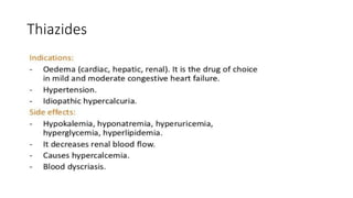 Thiazides
 