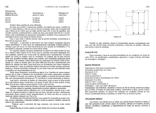 110 o EDIFÍCIO E SEU ACABAMENTO Pal'imentaçiio 111
D
c
B
Figura 6.19
D
c
A
I
I
I
I
I
B
UTILIZAÇÃO BÁSICA
USO interior, com trânsito leve ou médio, que solicite limpeza freqüente e rápida. O
piso não apresenta juntas vis(veis depois de acabado. Utilizado em hospitais, escolas,
bancos, escritórios, residências, e especialmente em áreas de serviço, cozinhas e
banheiros,
PLACA DE PVC
Placa composta a base de uma liga termo plástica de um copolfmero de cloreto de
vinila (PVC), de plastificantes, estabilizantes, pigmentos e cargas minerais, fabricadas
por prensagem e moldagem.
Durante os dois primeiros meses, é recomendado encerar semanalmente com
cera, que não deverá conter solventes, terebentina e derivados de petróleo. Utiliza-se
cera neutra, a base de carnaúba.
DADOS TÉCNICOS
Fabricada em cores lisas e marmorizadas.
Dimensões da placa lisa: 33 x 33cm.
Espessura: 2 cm
Peso/m2
: 3,5kg.
Cores da placa lisa: 9
Dimensões da placa marmorizada: 35 x 35cm.
Espessura: 2 ou 3mm
Peso 1m2
: 2mm = 2,5kg
Cores de placa marmorizada: 9
Embalagem - caixa com 9,8m2
(80 placas)
Propriedades: não inflamável, resistente a marcas de pés de móveis, desde que protegi-
dos por feltro, é isolante de eletricidade estática, impermeável a óleos, graxas e água.
Bom absorvente acústico. As placas não empenam em condições normais de uso.
Possui condutividade térmica controlada, no verão é frio, no inverno é quente.
Metragem em
cada caixa
5,49m2
4,50m2
2,97m2
Quantidade de
placas pl caixa
61 placas
50 placas
33 placas
Existem vários padrões de cores diferentes.
Já vimos que existem 3 espessuras padrões. Na maioria dos casos, o ladrilho de
2mm é o mais indicado, a não ser que se procure economia; neste caso a solução será
usar a fibra-vinil de 1,6mm que, por quilo, permite cobrir 30% a mais da superf(cie; mas
convém examinar cuidadosamente o estado da base, pois quanto mais fino for o revesti-
mento, maiOr probabilidade de aparecerem ondulações e ressaltos. Essa espessura é re-
comendável apenas para áreas de trânsito ameno.
Para o caso onde o trânsito previsto seja de grande densidade, recomenda-se a
fibra-vinil de espessura 3mm.
Colocação - a colocação da fibra-vinil é das mais simples, respeitadas algumas
regras elementares. A base deve ser cuidadosamente examinada, evitando sempre a
umidade; para isto faz-se um teste derramando-se uma solução de fenolftalerna a 1%,
que tomará a coloração vermelha se a base estiver úmida.
Em seguida, espalhar pequenas quantidades de adesivo em vários pontos do piso.
Se o adesivo aderir depois de 24 horas (que se constata procurando destacá-lo com
uma espátula), sabemos que a base pode ser utilizada para o assentamento. As bases
podem ser novas ou antigas, nuas ou revestidas; em qualquer tipo de base deve-se
obter uma supertrcie nivelada, alisada sem queimar, sem porosidade, totalmente isenta
de defeitos e de umidade. A base ideal é feita com argamassa de cimento e areia na pro-
poq;:ão de 1 parte de cimento para 3 de areia média para fina, lisa e desempenada com
taloçha de madeira sem feltro. Essa base deve ser normalizada com massa regulariza-
dora, formada de 1 parte de monômero vinRico dissolvido em 8 partes de água, acrescen-
tando-se o cimento necessário à obtenção de uma pasta mole, que será estendida sobre
a superf(cie com desempenadeira de aço.
Sobre bases irregulares, recomenda-se aplicar 2 ou 3 demãos de massa regulari-
zadora, até se obter a cobertura das imperfeições como juntas, depressões, ressaltos,
etc. O ladrilho é colocado com adesivo de base asfáltica e solvente de borracha, esten-
dido com desempenadeira denteada em "V", permitindo a correta distribuição do adesivo.
Logo após a colocação do ladrilho de vinil-amianto, pode se pisar na área revesti-
da, o que inclusive ajuda o pavimento a se ajustar à base. Não se deve queimar a base
Ideal, a fim de que o adesivo possa penetrar e fazer corpo com ela.
Qualquer que seja a forma do cômodo a revestir, é sempre necessário considerá-Ia
como se fosse regular ou quadrada, desprezando as partes salientes e reentrantes.
Faz-se o traçado desses retângulos com um fio (barbante), coberto de giz e esti-
cado, em seguida levanta-se e solta-se para que fique marcado na base o alinhamento,
procurando dessa maneira linhas perpendiculares, de forma que elas se cruzem ao
centro ~o referido retângulo (ver. Fig. 6.19).
Os ladrilhos são normalmente flex(veis, mas quando for necessário executar recor-
tes, curvas e delicados, o colocador facilitará o recorte se aquecer o ladrilho, sempre por
baixo e com chama direta.
Pode-se usar o pavimento tão logo colocado, mas deve-se evitar lavá-lo
durante 10 dias.
Nesse Intervalo, ê varrer e passar um pano úmido com um pouco de sabão.
Fornecimento
Espessura dos
ladrilhos fibrovinil
1,6mm
2,Omm
3,Omm
 