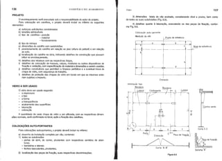 136 o EDIFÍCIO E SEU ACABAMENTO Vidro 137
Nível de referencia
h
d
Elevação
c
a
------t---_.
e
g
Colocação auto-portante
Medição do vão
3) dimensões totais do vão acabado, considerando nrvel e prumo, bem como
de todas as suas subdivisões (Fig. 8.6).
4) detalhes quanto à laboração, executando os das peças de fixação, confor-
me Fig. 8.6.
PROJETO
O envidraçamento será executado sob a responsabilidade do autor do projeto.
Para colocação em caixilhos, o projeto deverá incluir no mrnimo os seguintes
elementos:
a) esforços solicitantes considerados
b) tensões admissrveis
c) tipo de caixilhos- posição
- material
- funcionamento
d) tipo de vidraça
e) dimensões do caixilho com subdivisões
f) posicionamento do caixilho em relação ao piso (altura do peitoril) e em relação
ao solo. .
g) localização do caixilho na obra, indicando detalhes da construção que possam
influir no envidraçamento.
h) detalhes dos rebaixos com as respectivas folgas.
i) detalhes de colocação de massas, calços, molduras ou outros dispositivos de
fixação e vedação, com especificação do material e dimensões a serem usadas.
j) detalhes construtivos que permitem a limpeza periódica e a eventual troca da
chapa de vidro, com segurança de trabalho.
I) detalhes de proteção das chapas de vidro em locais em que as mesmas esta-
riam sujeitas a impacto.
~
a r
Peca de fi.x.aCéía
o b.
7/W/7//%
Detalhe "A"
Corte C,C
11
B'
Figura 8.6
Elevação
Instalação tipo
Bandeira
Lateral
a .
1t
bB
COLOCAÇÕES AUTO-PORTANTES
Para colocações auto-portantes, o projeto deverá incluir no mrnimo:
a) desenho da instalação completa por vão, contendo:
1) todas as subdivisões
- portas de abrir, de correr, pivotantes com respectivos sentidos de aber-
turas.
- bandeiras e laterais
- fechos basculantes, pivotantes.
2) localização das peças de fixação, suas respectivas discriminações;
VIDRO A SER USADO
O vidro deve ser usado segundo:
- a espessura
- otipo
- a forma
- a transparência
- acabamento das superffcies
- laboração
- coloração
A quantidade de cada chapa de vidro a ser utilizada, com as respectivas dimen-
sões normais, será confirmada no local, após a fixação dos caixilhos.
 