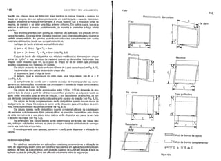 146, o EDIFÍCIO E SEU ACABAMENTO Vidro
147
a
C
C
Maximar
~Deabrir
I
I
I
L _
Tipo guilhotina
a
C
~ Calço de bordo de apoio
C=:J Calço de bordo complementar
0=1/10 a 1/15 de C
Figura 8.10
C
Posicionamento dos calços
Pivotant~
Fixo
t:º=! C
De correr
~ C
Basculante
C
t9 ?1
fixação das chapas deve ser feita com duas demãos de massa. Quando a moldura foi
flxada por pregos, deve-se aplicar previamente um colchão junto a capa de vidro e em
seguida pressionar a moldura normalmente à chapa fazendo fluir a masSa ao longo da
mesma, de maneira a se obter uma folga anterior uniforme. Em outros casos, fixa-se a
moldura e aplica-se a massa posteriormente, de maneira a preencher a folga lateral
anterior.
Nos envidraçamentos com gaxeta, as mesmas são aplicadas sob pressão em re-
baixos fechados. Deve-se tomar cuidados especiais para emendas e ângulos, visando a
perfeita estanqueidade. As gaxetas poderão ser colocadas conjuntamente com outros
materiais catafetantes, desde que compatrveis entre si.
As folgas de bordo e laterais aconselháveis são:
a) para e ~ 3mm: Fe = Fb = 3mm
b) para e ;;.: 4mm: Fe = Fb = 5mm (vide Fig. 8.3)
Calços de bordo são obrigatórios nos rebaixos metálicos ou alvenaria para chapar
acima de O,50m2
e nos rebaixos de madeira quando as dimensões horizontais das
chapas forem maiores que 1m, ou o peso da chapa for de tal ordem que provoque
tensões exageradas nos materiais em contato.
Os calços de bordo de apoio serão em nOmero de 2 para cada chapa (ver Fig. 8.10).
As dimensões dos calços de bordo da chapa são:
a) espessura, igual a folga de bordo
b) largura, igual a espessura do vidro mais uma folga lateral, isto é: e + F
(ver Fig. 8.3).
c) comprimento de acordo com o material do calço de maneira a evitar seu esma-
gamento ou deformações excessivas que provoquem o contato da chapa com o rebaixo;
para e = 4mm, deverá ser ;;.: 50mm.
Os calços de bordo serão posicionados entre 1/10 e 1/15 da dimensão do res-
pectivo lado da chapa a partir do vértice; nos caixilhos pivotantes os calços de bordo de
apoio serão colocados junto ao eixo de rotação, e nos basculantes de eixo fixo, os cal-
ços de bordo complementares serão colocados junto ao eixo de rotação (ver Fig. 8.10).
Os calços de bordo complementares serão obrigatórios quando houver riscos de
desligamento da chapa. Os calços de bordo serão dispostos para vários tipos de caixi-
lhos, como representado esquematicamente na Fig. 8.10.
Os calços laterais serão obrigatórios quando o material utilizado na calafetagem
não se tornar suficientemente rrgido para equilibrar as pressões transmitidas pela chapa
de vidro normalmente a seu plano; estes calços serão dispostos aos pares de um lado
e de outro da chapa (ver Fig. 8.3).
As dimensões dos calços laterais serão determinados em função das folgas late-
rais, esforços solicitantes normais ao plano da chapa e tensões admissrveis de esmaga-
mento aos materiais em contato.
O envidraçamento com gaxetas, conforme o perfil, pode dispensar a utilização de
calços.
RECOMENDAÇÕES
Em caixilhos basculantes em aplicações exteriores, recomenda-se a utilização de
vidro de segurança, assim como em caixilhos basculantes em aplicações exteriores em
edltrclos de mais de 2 pavimentos; com projeção superior de O,25m em relação à face da
fachada ou aba de proteção, deve ser utilizado unicamente vidro de segurança.
 
