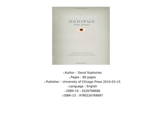 Oedipus the King | PPT
