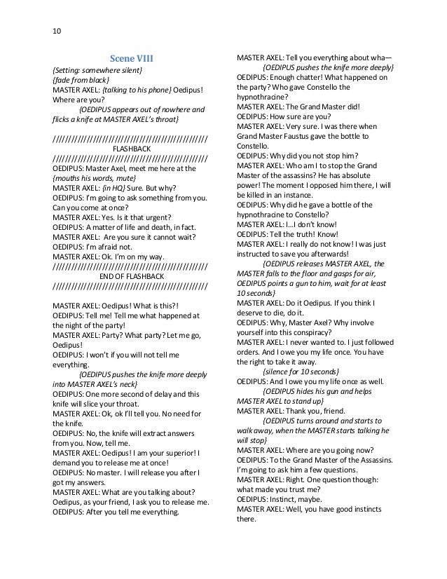 oedipus the king essay topics