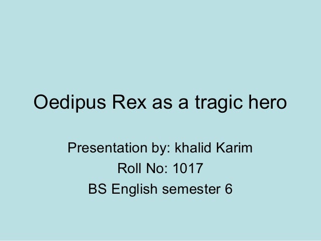 oedipus rex as a