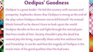 Oedipus Rex as a Tragic Hero | PPT