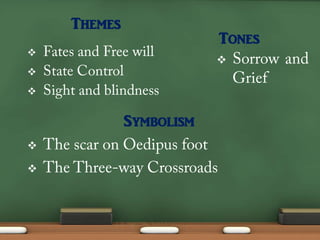 Themes
                         Tones

                         




             Symbolism



 