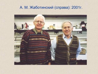 А. М. Жаботинский (справа): 2001г.
 