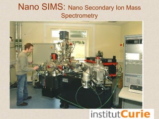 Nano SIMS: Nano Secondary Ion Mass
Spectrometry
 