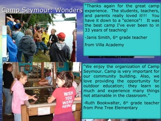 Forest View power point presentation for Camp Seymour 2014