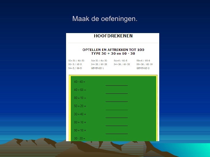 Oefening baart kunst schat