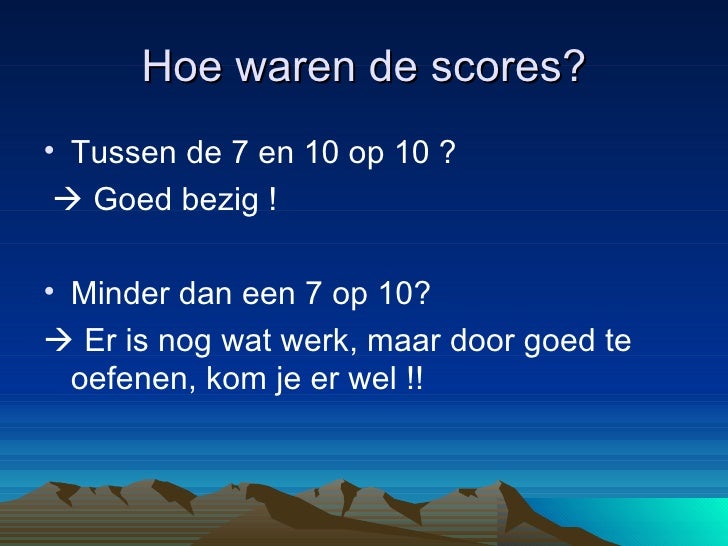 Oefening baart kunst schat