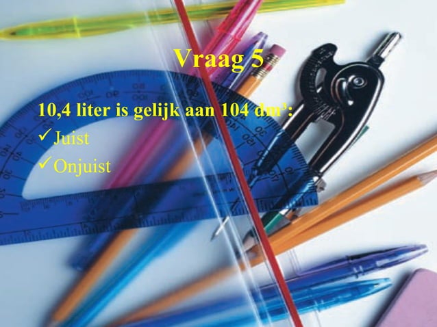 Oefentoets Wiskunde | PPT