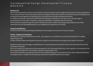 Stunning Mosaic Pattern!!