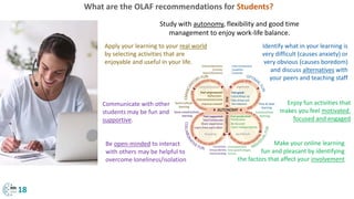 OLAF - Online Learning and Fun