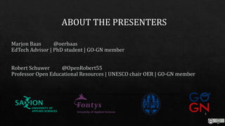 ABOUT THE PRESENTERS
2
 