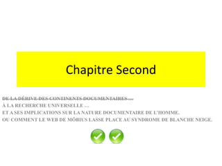 Chapitre Second 