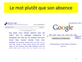 Le mot plutôt que son absence 