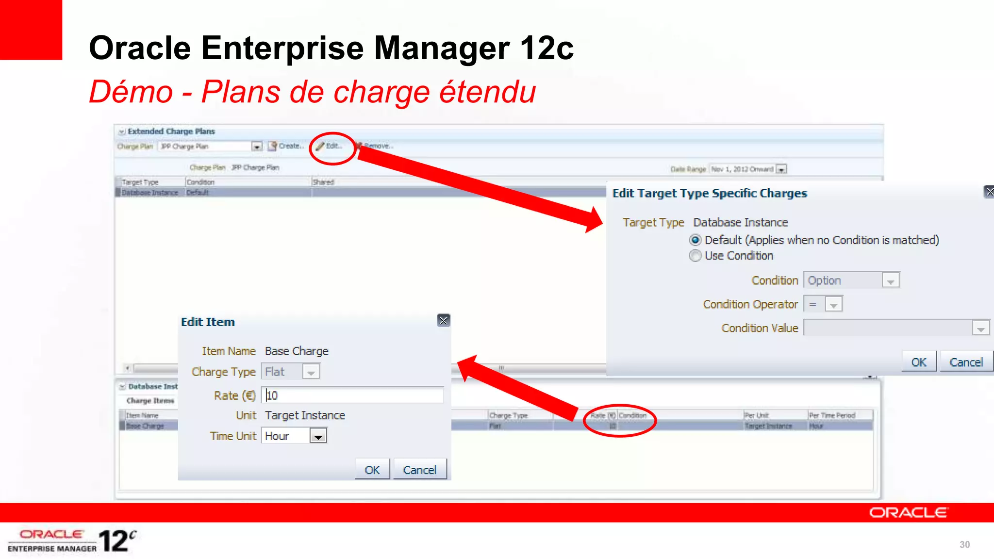 Oracle Enterprise Manager 12c
Démo - Plans de charge étendu




                                30
 